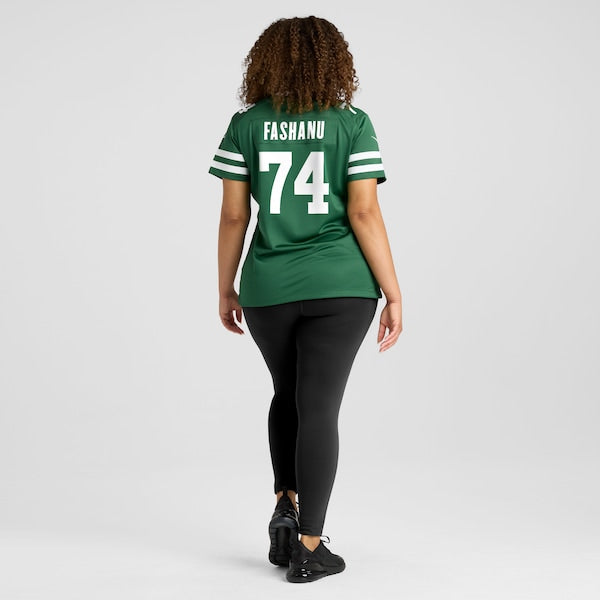 Olu Fashanu New York Jets Nike Women's Team Game Jersey - Legacy Green