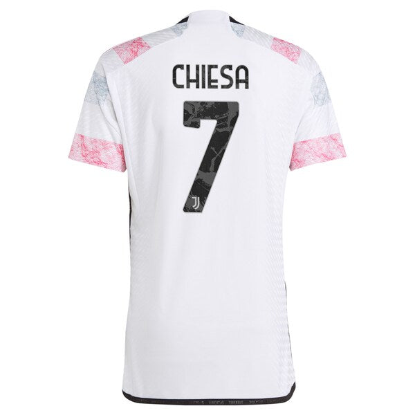 Federico Chiesa Juventus adidas 2023/24 Away Authentic Jersey - White/Black