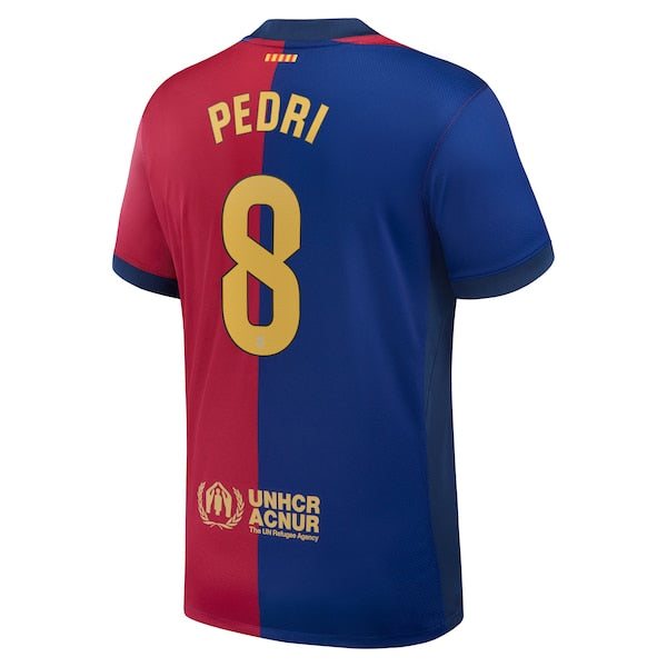 Pedri Barcelona Nike 2024/25 Home Replica Player Jersey - Royal