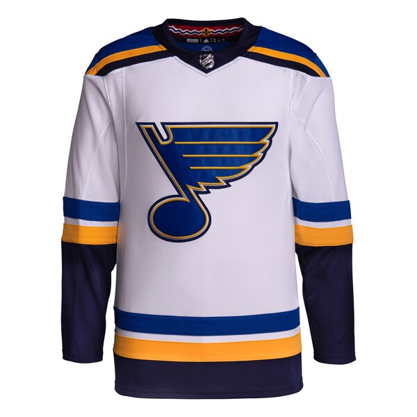 St. Louis Blues adidas Away Primegreen Authentic Jersey – White