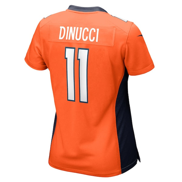 Ben DiNucci Denver Broncos Nike Women's Team Game Jersey -  Orange