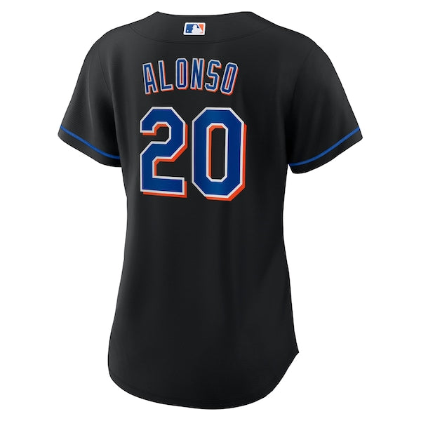 Pete Alonso New York Mets Nike Women's 2022 Alternate Replica Player Jersey - Black