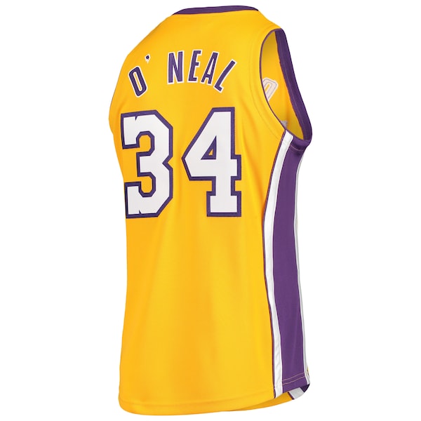 Shaquille O'Neal Los Angeles Lakers 2000 NBA Finals Hardwood Classics Authentic Jersey - Gold