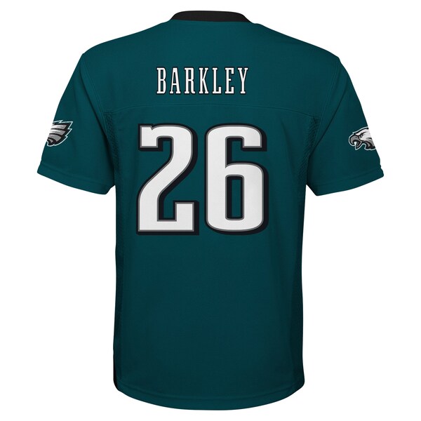 Saquon Barkley Philadelphia Eagles Youth Replica Player Jersey - Midnight Green