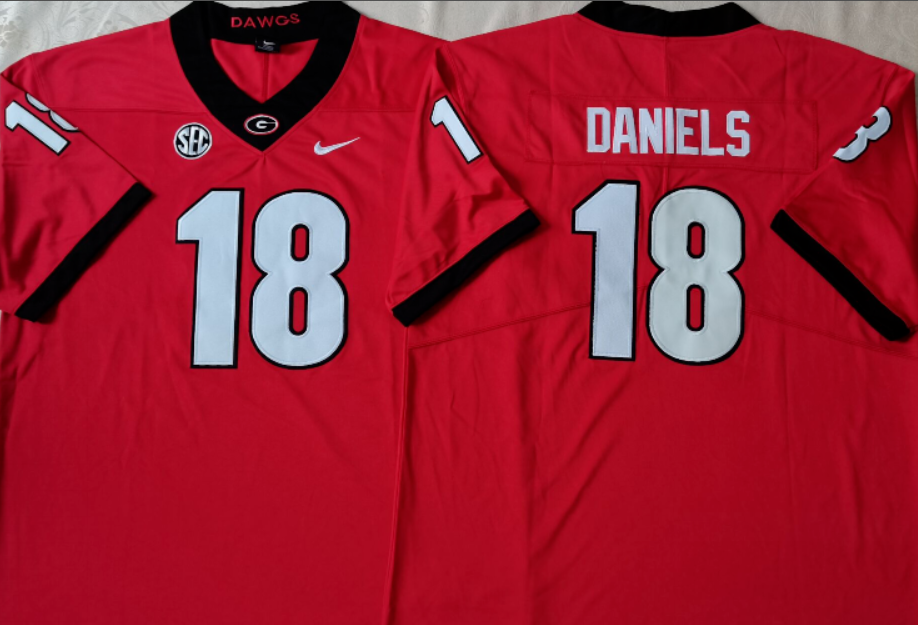 DANIELS NCAA Georgia Bulldogs Nike Vapor Limited Jersey