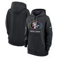 San Francisco 49ers Nike Women's 2024 NFL Crucial Catch Club Pullover Hoodie - Black