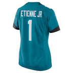 Travis Etienne Jacksonville Jaguars Nike Women's Game Jersey - Teal/Black