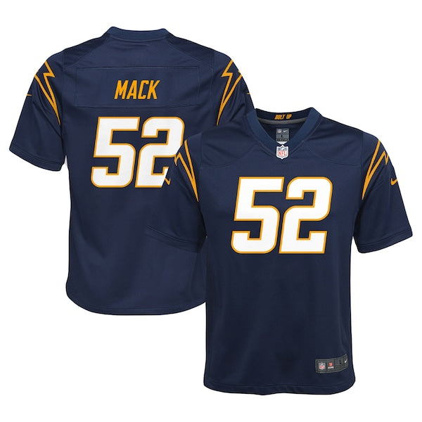 Khalil Mack Los Angeles Chargers Nike Youth Game Jersey - Navy/Powder Blue