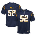 Khalil Mack Los Angeles Chargers Nike Youth Game Jersey - Navy/Powder Blue
