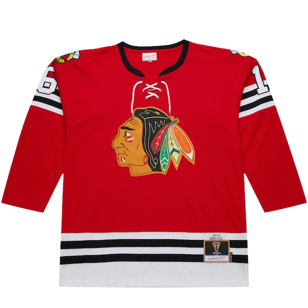 Bobby Hull Chicago Blackhawks 1960-61 Power Play Jersey - Scarlet