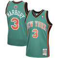 Stephon Marbury New York Knicks 2001/02 Hardwood Classics Swingman Jersey - Green