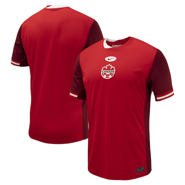 Canada Soccer Nike Men's 2024 Home Replica Jersey - Red