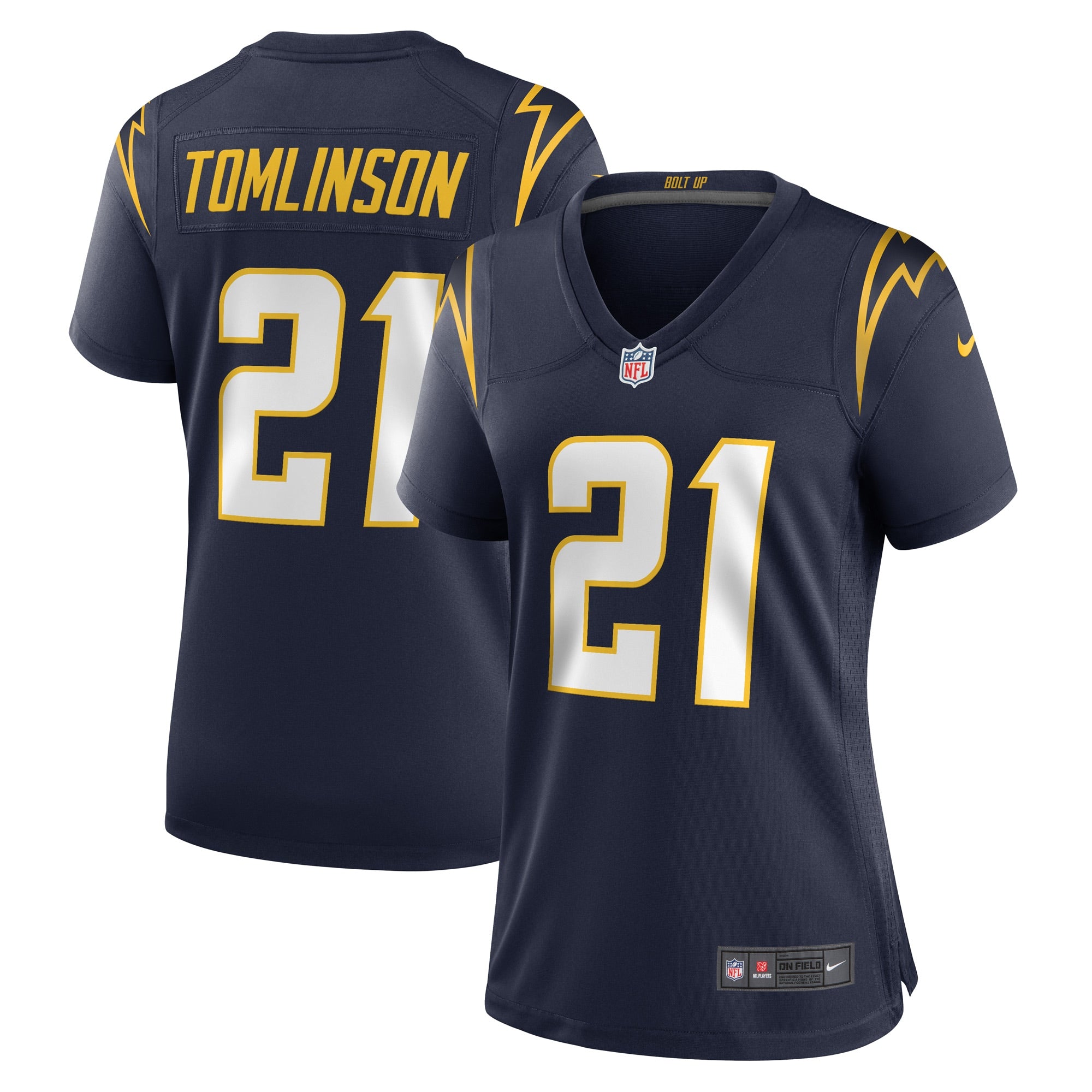 LaDainian Tomlinson Los Angeles Chargers Nike Women's Retired Game Jersey - Royal/Navy/Powder Blue
