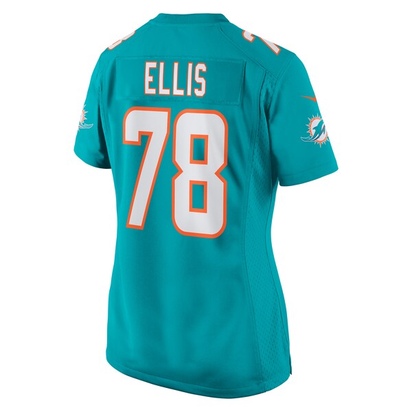 Justin Ellis Miami Dolphins Nike Women's  Game Jersey -  Aqua