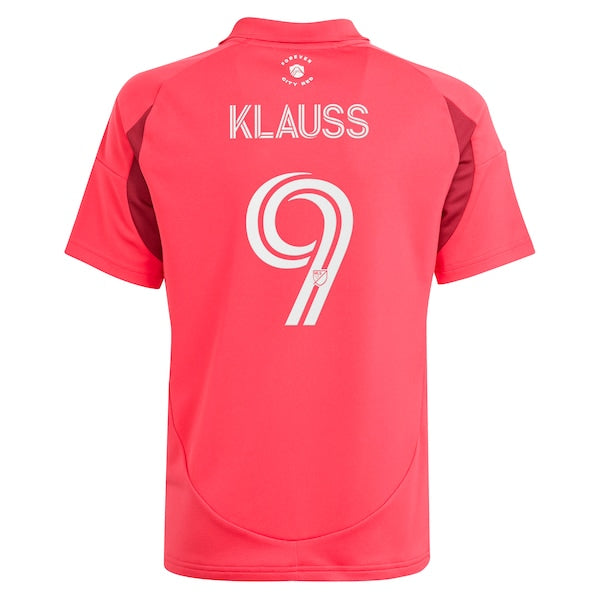 João Klauss St. Louis City SC adidas Youth 2025 Forever CITY Red Replica Player Jersey - Red