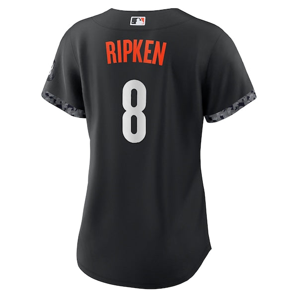 Cal Ripken Baltimore Orioles Nike Women's 2023 City Connect Replica Player Jersey - Black