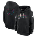 Indianapolis Colts Nike Women's 2025 NFL Crucial Catch Sideline Standard Issue Dri-FIT Hoodie - Black