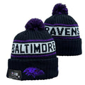 BALTIMORE RAVENS KNIT HAT