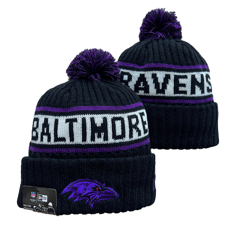 BALTIMORE RAVENS KNIT HAT