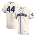 Julio Rodríguez Seattle Mariners Nike Alternate 2 Elite Player Jersey - Cream/White/Teal