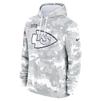 Kansas City Chiefs Nike 2024 Salute to Service Club Fleece Pullover Hoodie - Arctic Camo