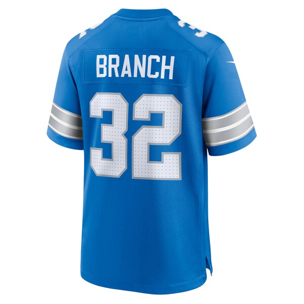 Brian Branch Detroit Lions Nike Game Jersey - Blue/Black