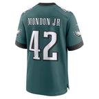 Smael Mondon Jr. Philadelphia Eagles Nike Team Game Jersey - Midnight Green