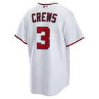 Dylan Crews Washington Nationals Nike Home Replica Jersey - White/Navy