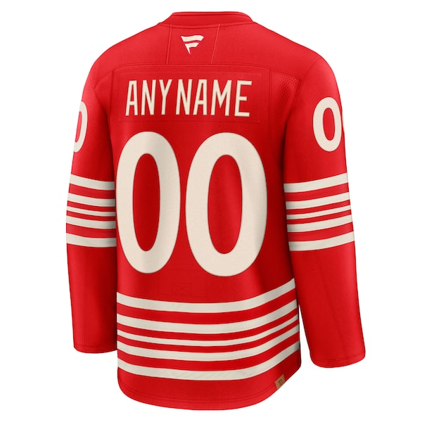 Detroit Red Wings  Centennial Premium Custom Jersey - Red
