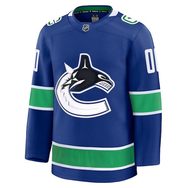 Vancouver Canucks  Home Premium Custom Jersey - Blue/White