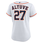 Jose Altuve Houston Astros Nike Women's Home Replica Player Jersey - White/Navy