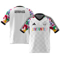 LA Galaxy adidas Youth 2024 Pride Pre-Match Top - White