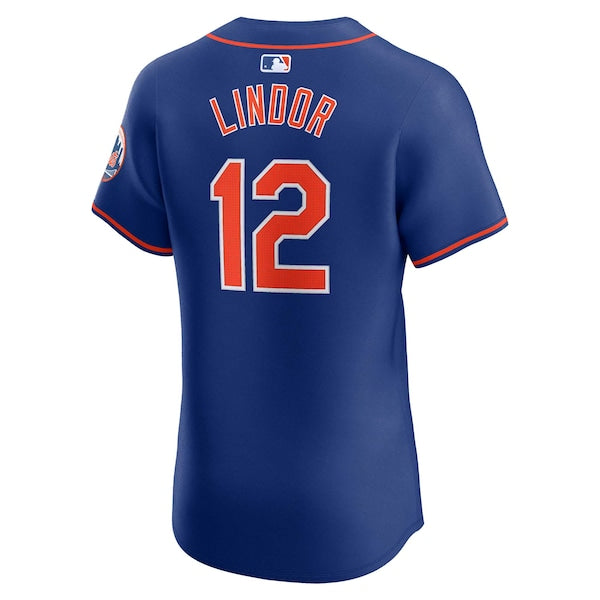 Francisco Lindor New York Mets Nike Alternate Elite Player Jersey - Royal