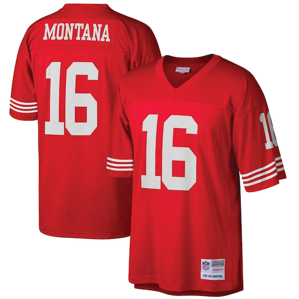 Joe Montana San Francisco 49ers Big & Tall 1990 Retired Player Replica Jersey - Scarlet