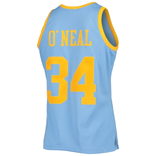Shaquille O'Neal Los Angeles Lakers 2001/02 Hardwood Classics Swingman Jersey - Powder Blue