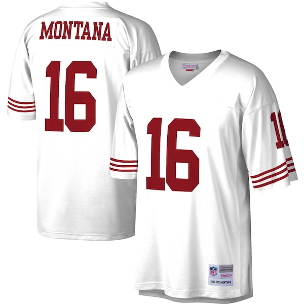 Joe Montana San Francisco 49ers Legacy Replica Jersey - White/Scarlet