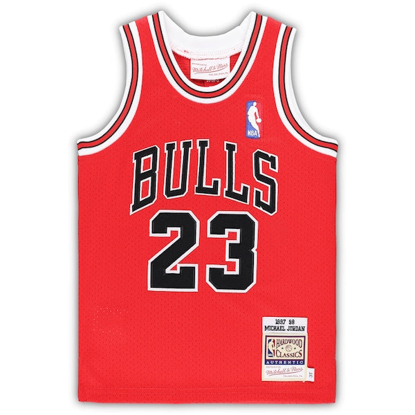 Michael Jordan Chicago Bulls Toddler 1997/98 Hardwood Classics Authentic Jersey - Red/Black/White