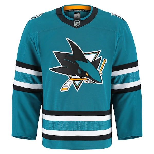 San Jose Sharks  Home Authentic Pro Jersey - Teal