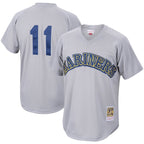 Edgar Martinez Seattle Mariners Cooperstown Collection Mesh Batting Practice Jersey - Charcoal