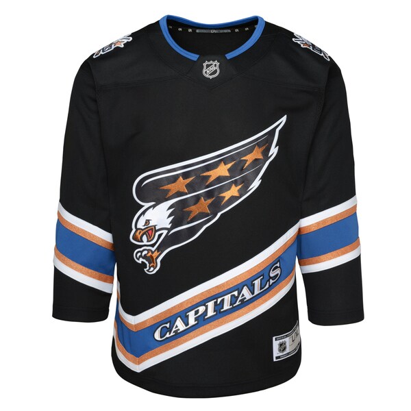 Washington Capitals Youth Alternate 50th Anniversary Premier Jersey - Black