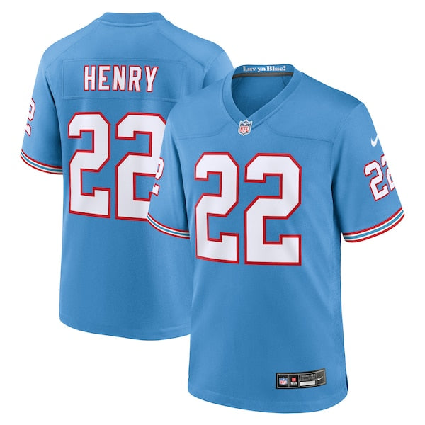 Derrick Henry Tennessee Titans Nike Youth Game Jersey - Light Blue/Navy/White