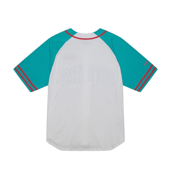 San Antonio Spurs Practice Day Baseball Jersey - White