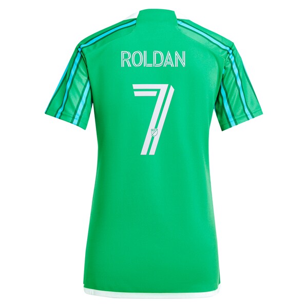 Cristian Roldan Seattle Sounders FC adidas Women's 2024 The Anniversary Kit Replica Player Jersey – Green