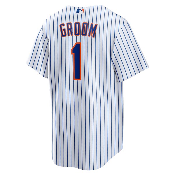New York Mets Nike #1 Groom Home Replica Jersey - White