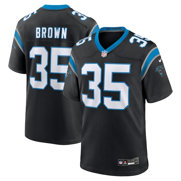 Anthony Brown Carolina Panthers Nike  Game Jersey -  Black