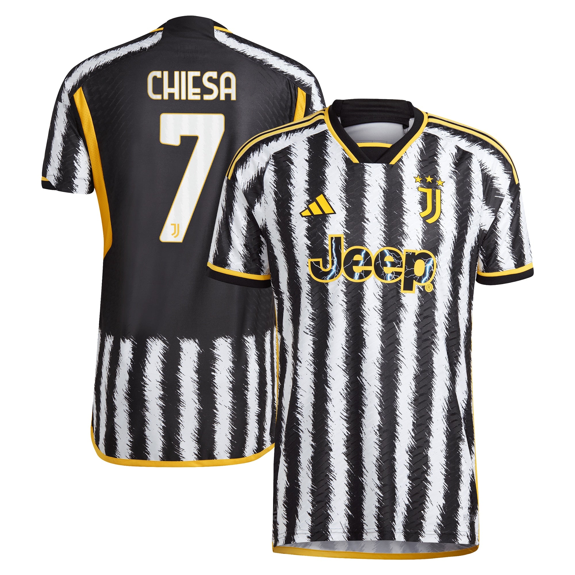 Federico Chiesa Juventus adidas 2023/24 Away Authentic Jersey - White/Black