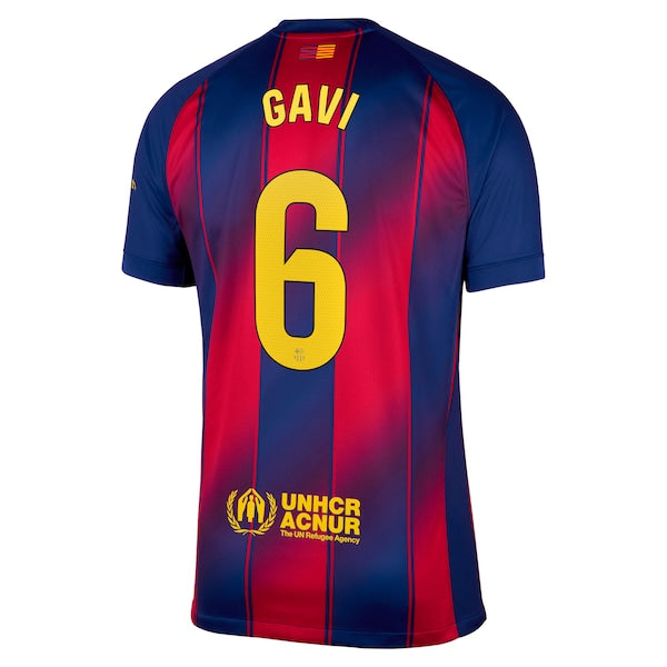 Gavi Barcelona Nike 2025/26 Home Replica Jersey - Navy