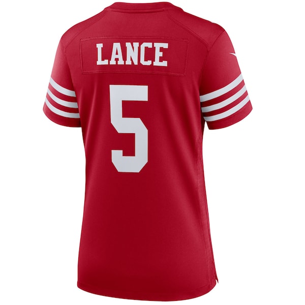 Trey Lance San Francisco 49ers Nike Women's Player Jersey - Scarlet/White