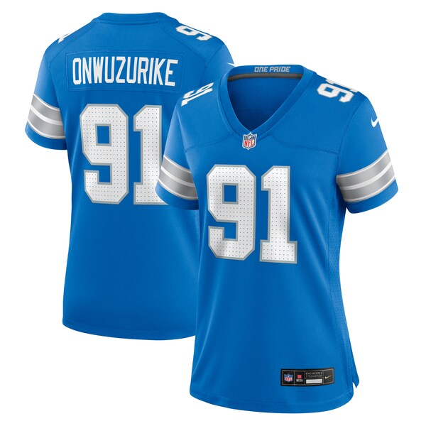 Levi Onwuzurike Detroit Lions Nike Women's Team Game Jersey -  Blue