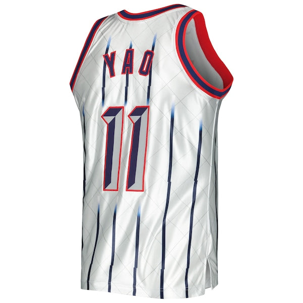Yao Ming Houston Rockets 2002/03 Hardwood Classics 75th Anniversary Swingman Jersey - Platinum